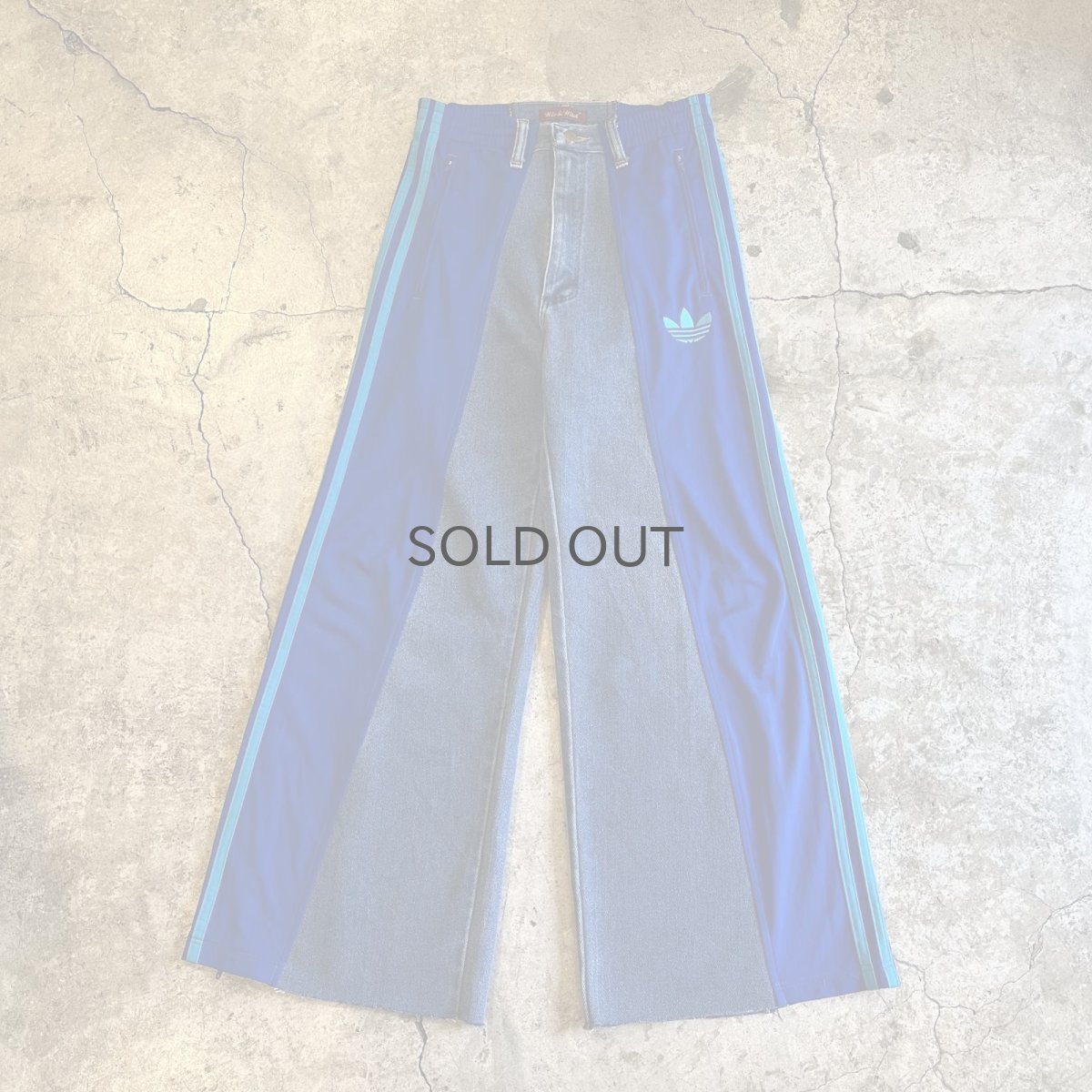 画像1: 【Wiz&Witch】"UNITED" SPORTY DENIM PANTS / OS (1)