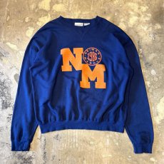 画像1: BICOLOR FRONT LOGO PRINTED SWEAT / Mens L (1)