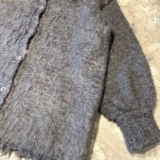 画像6: SLEEVE SWITCHED SHIRT STYLE KNIT CARDIGAN / Mens L (6)