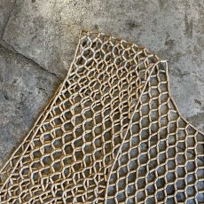 画像8: ALL OVER BAMBOO BEADS MESH DESIGN V NECK VEST / Ladies S~M (8)