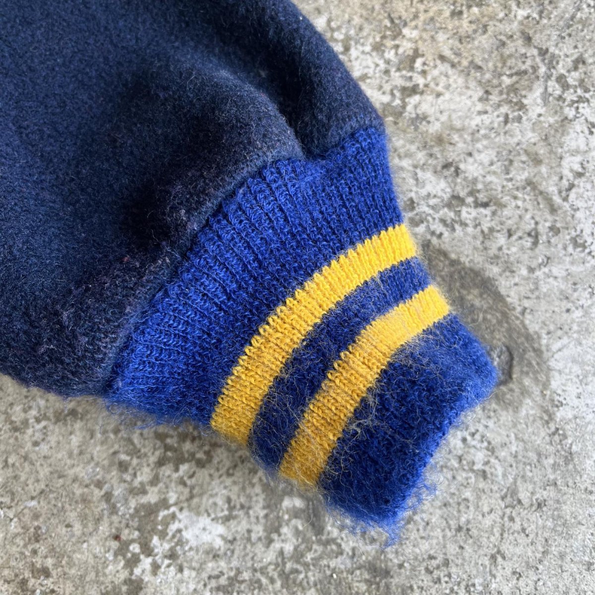 画像5: OLD EMBROIDERY POINT PATCH DESIGN AWARD JACKET / Ladoes M(L) / MADE IN USA (5)