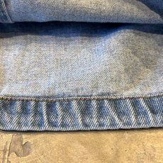 画像8: DENIM HOODIE MULTI POCKET FIREMAN JACKET / Mens S(L) (8)