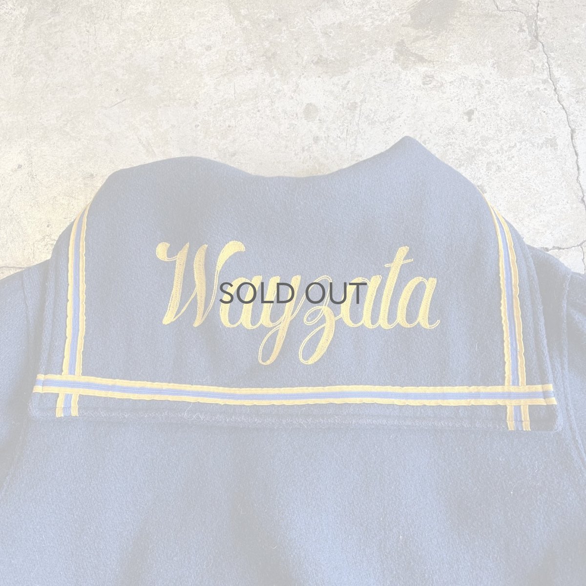 画像11: OLD EMBROIDERY POINT PATCH DESIGN AWARD JACKET / Ladoes M(L) / MADE IN USA (11)