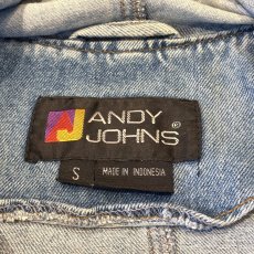 画像12: DENIM HOODIE MULTI POCKET FIREMAN JACKET / Mens S(L) (12)