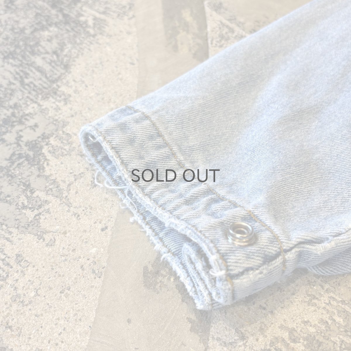 画像7: DENIM HOODIE MULTI POCKET FIREMAN JACKET / Mens S(L) (7)