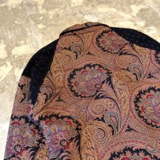 画像9: DOT×PAISLEY PATTERN SWITCHED JACKET / Mens L / MADE IN USA (9)