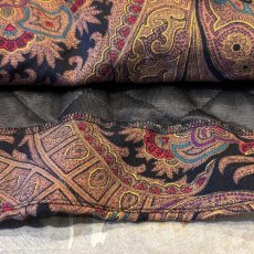画像8: DOT×PAISLEY PATTERN SWITCHED JACKET / Mens L / MADE IN USA (8)