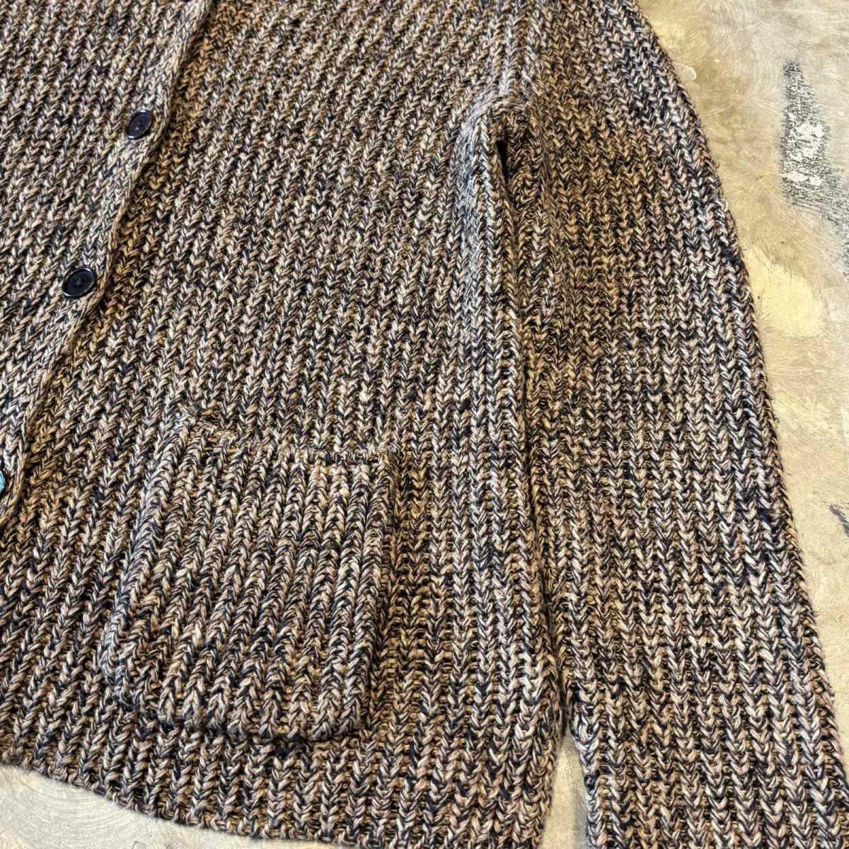 画像6: 【LAUREN RALPH LAUREN】LINEN MIX KNIT CARDIGAN / Mens L (6)