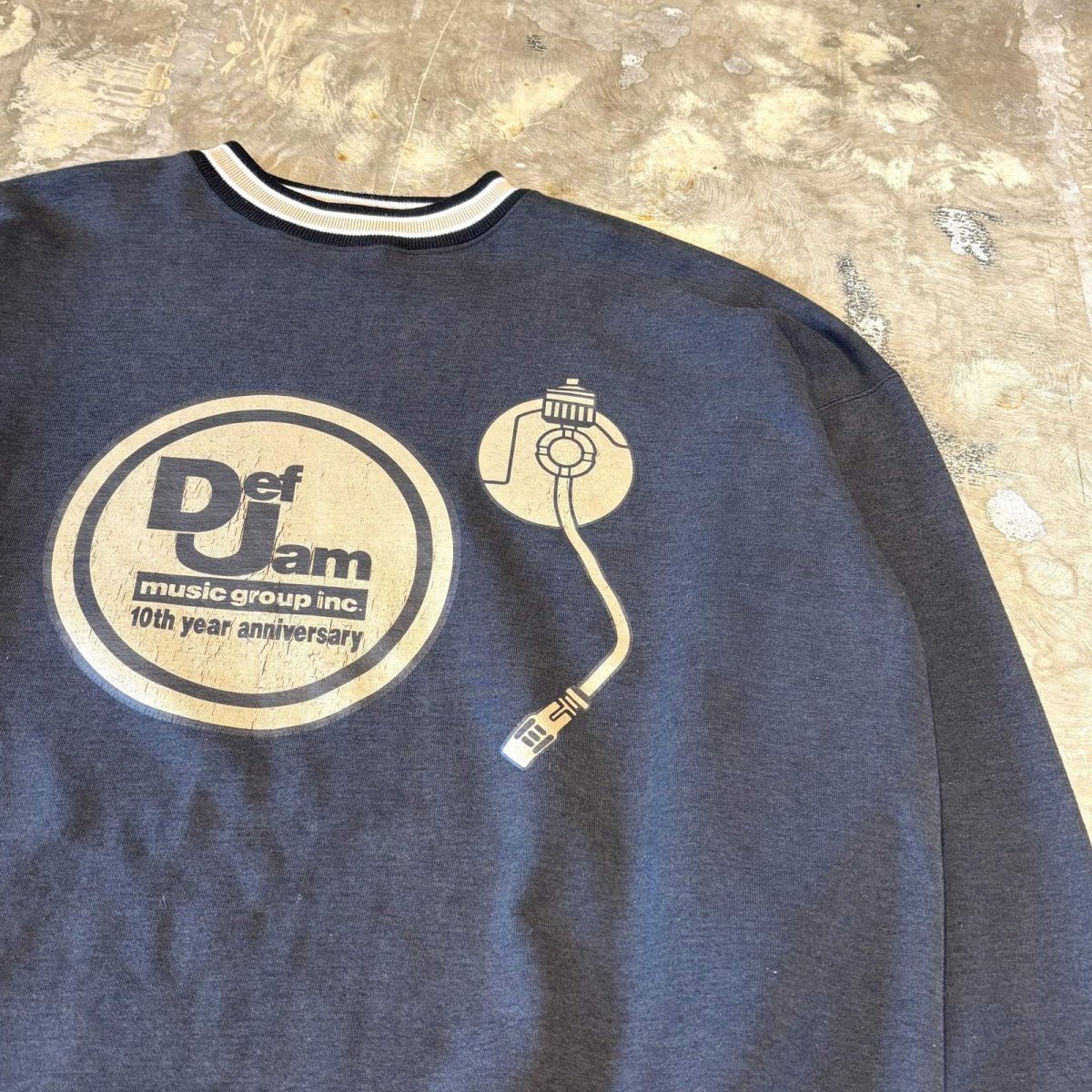 画像4: 90's "DEF JAM" FRONT ANNIVERSARY PRINTED SWEAT / Mens XL (4)