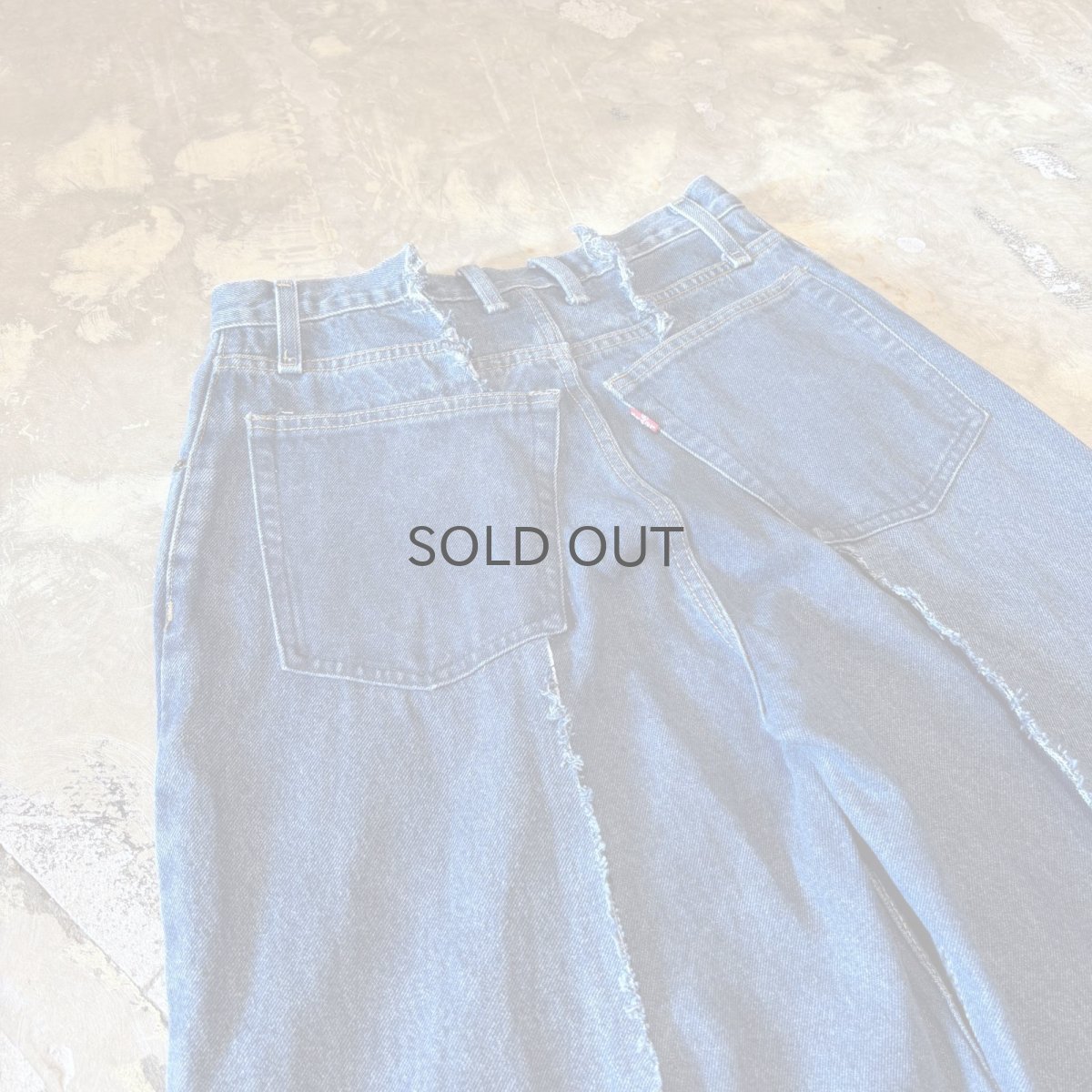 画像9: 【Wiz&Witch】"UNITED" TWINS WIDE DENIM PANTS / W31 (9)