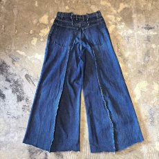 画像2: 【Wiz&Witch】"UNITED" TWINS WIDE DENIM PANTS / W31 (2)