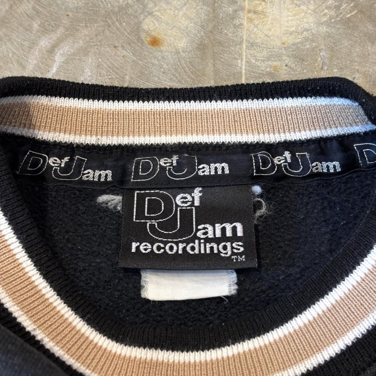 画像10: 90's "DEF JAM" FRONT ANNIVERSARY PRINTED SWEAT / Mens XL (10)