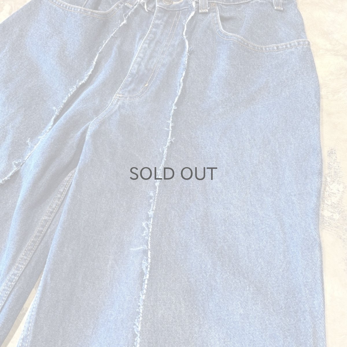 画像4: 【Wiz&Witch】"UNITED" TWINS WIDE DENIM PANTS / W31 (4)