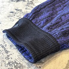画像7: SHAWL COLLAR PURPLE KNIT CARDIGAN / Mens M (7)