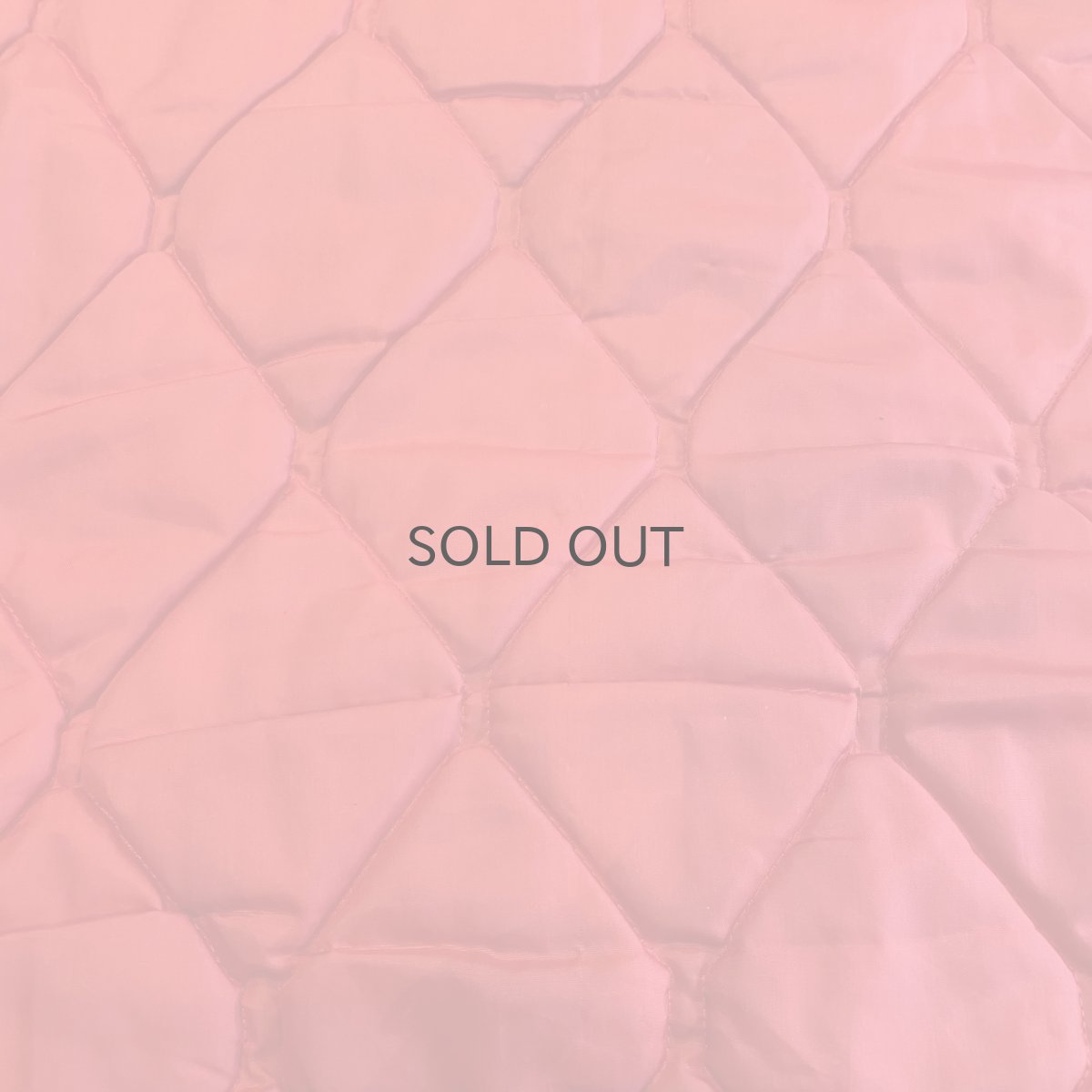 画像9: OLD QUILTING DESIGN RED COLOR LINING THERMAL VEST / Ladies L (9)