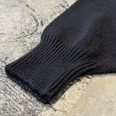 画像7: OWL MOTIF 3D COTTON KNIT SWEATER / Mens L / MADE IN ITALY (7)