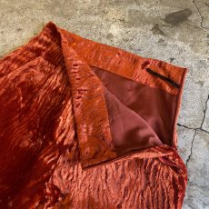 画像7: VELVET PATTERN DESIGN COLOR PANTS / W27 (7)