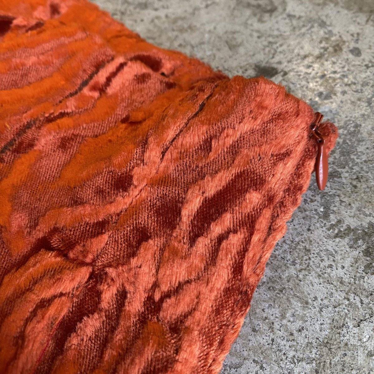 画像8: VELVET PATTERN DESIGN COLOR PANTS / W27 (8)