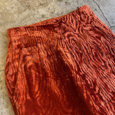 画像3: VELVET PATTERN DESIGN COLOR PANTS / W27 (3)