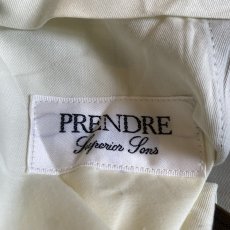 画像12: COLOR CHECK PATTERN TUCK SLACKS PANTS / W28 (12)