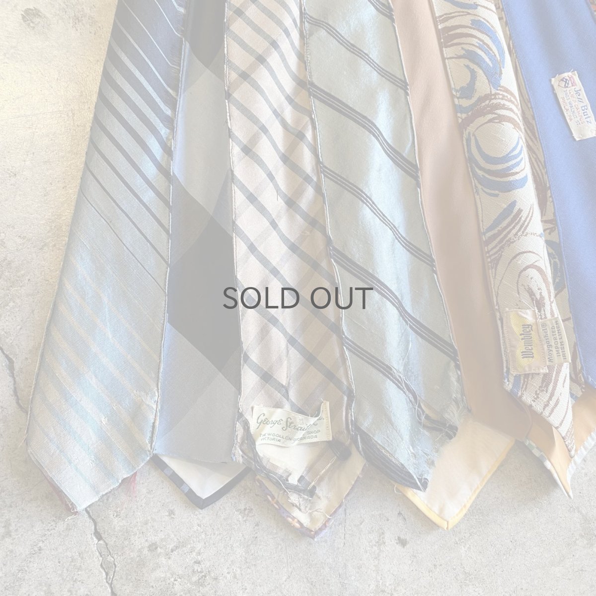 画像4: 【Wiz&Witch】"WANDERER" VINTAGE TIE WRAP SKIRT / FREE (4)