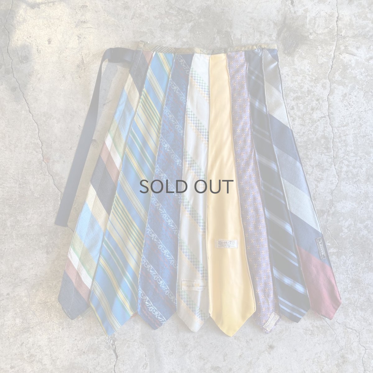 画像2: 【Wiz&Witch】"WANDERER" VINTAGE TIE WRAP SKIRT / FREE (2)