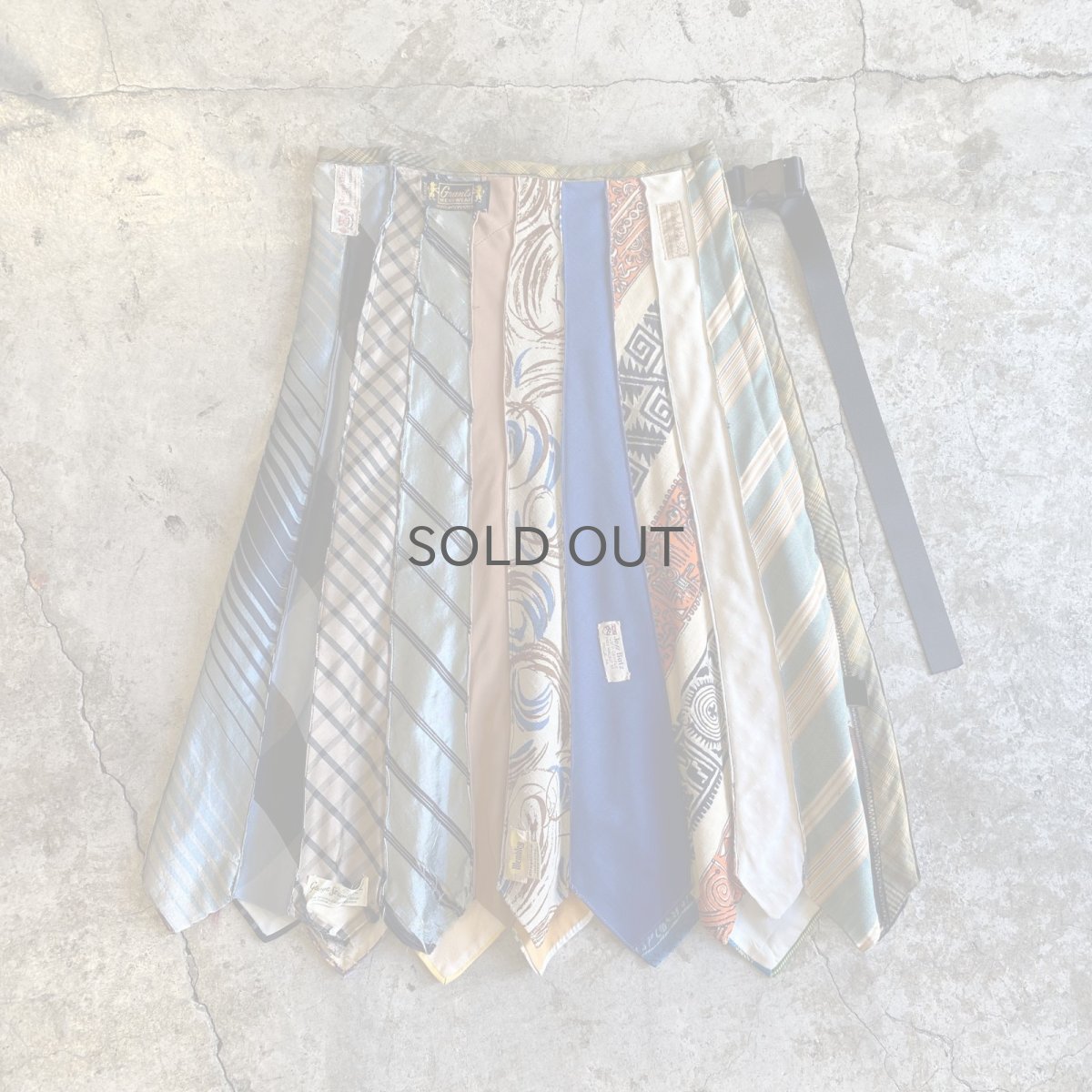 画像1: 【Wiz&Witch】"WANDERER" VINTAGE TIE WRAP SKIRT / FREE (1)