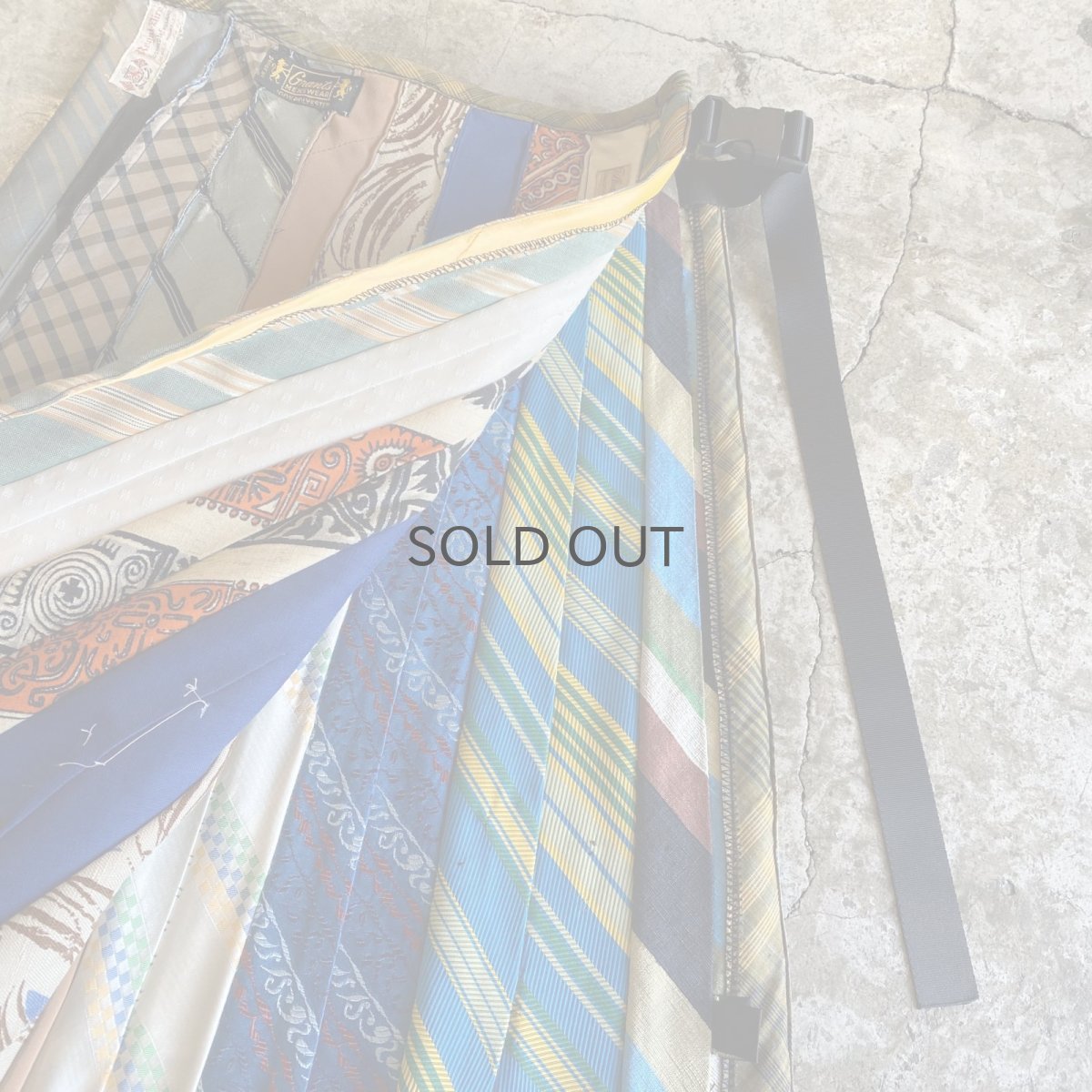 画像5: 【Wiz&Witch】"WANDERER" VINTAGE TIE WRAP SKIRT / FREE (5)