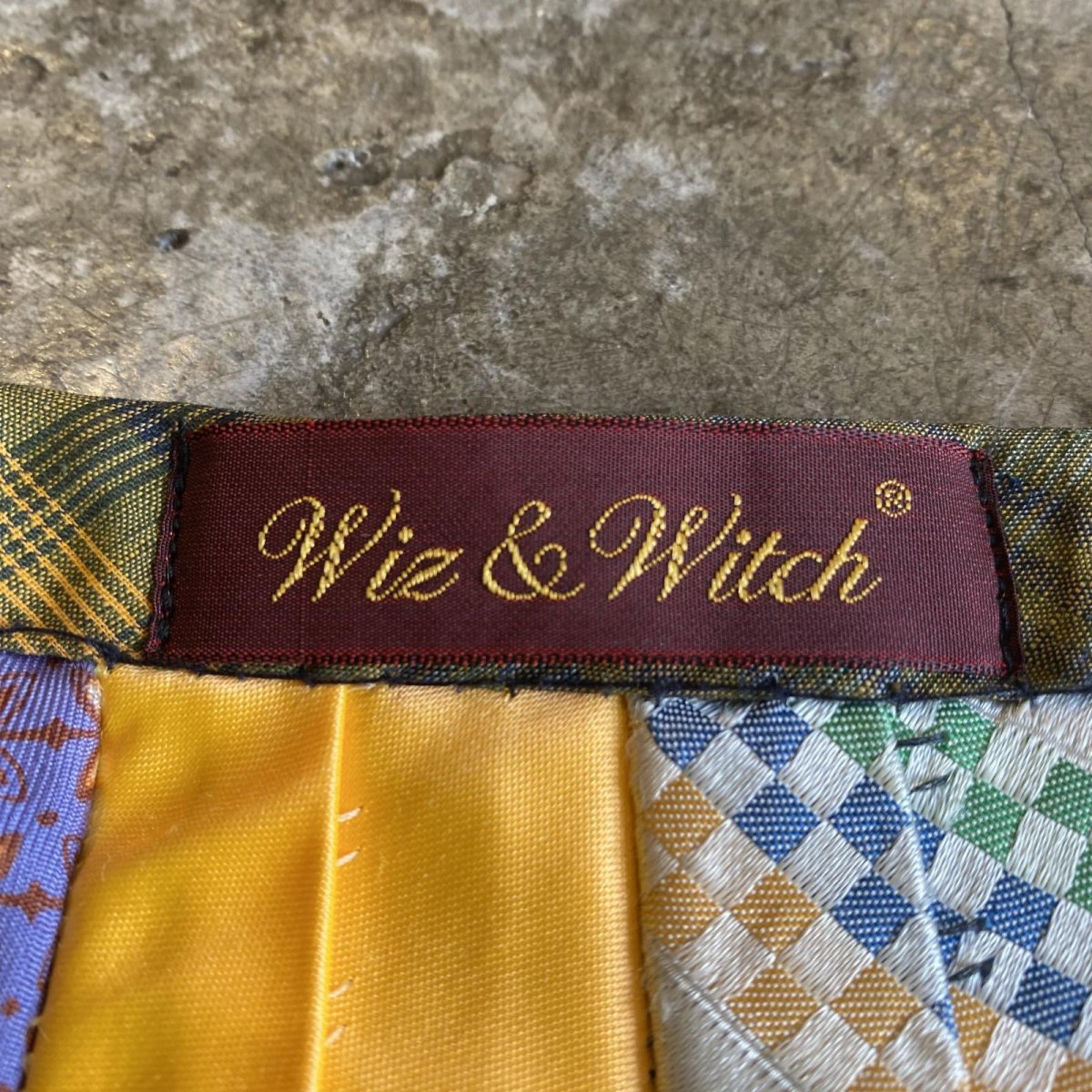 画像15: 【Wiz&Witch】"WANDERER" VINTAGE TIE WRAP SKIRT / FREE (15)