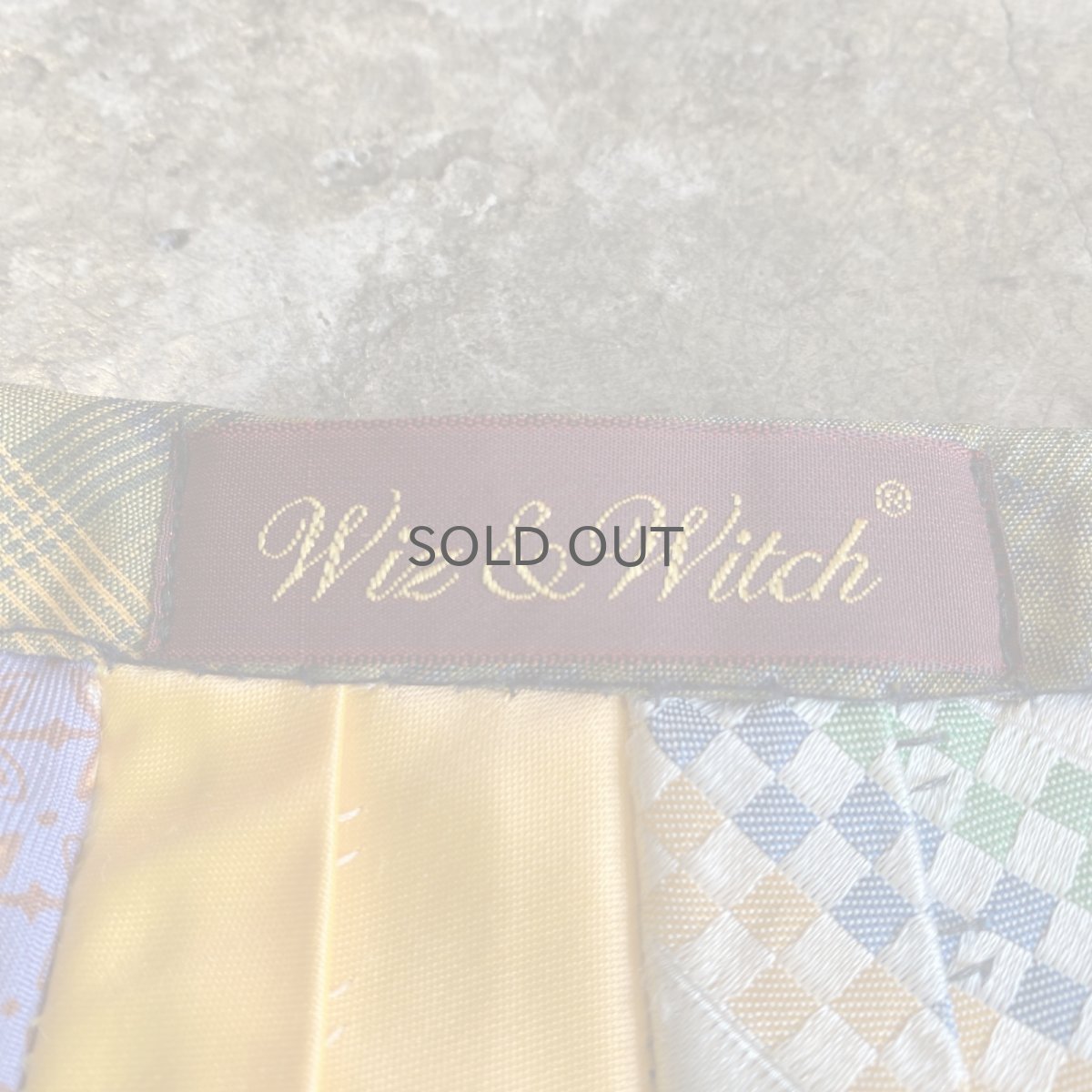 画像15: 【Wiz&Witch】"WANDERER" VINTAGE TIE WRAP SKIRT / FREE (15)