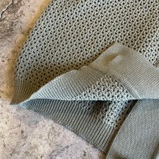 画像5: BIG SAILOR DESIGN MESH WOOL KNIT CARDIGAN / Ladies M(42) / MADE IN ITARY (5)