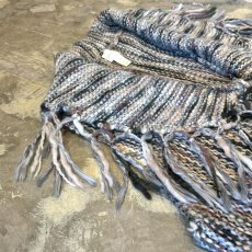 画像7: COLOR MIX FRINGES KNIT VEST / Mens L (7)