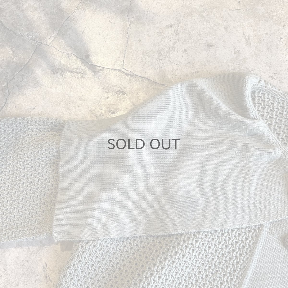 画像10: BIG SAILOR DESIGN MESH WOOL KNIT CARDIGAN / Ladies M(42) / MADE IN ITARY (10)