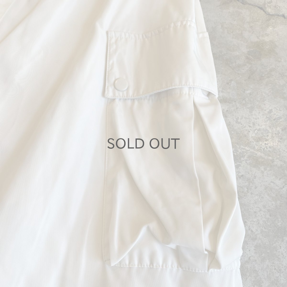 画像6: FRONT ZIP CARGO DESIGN LONG SKIRT / W25~W35 (6)