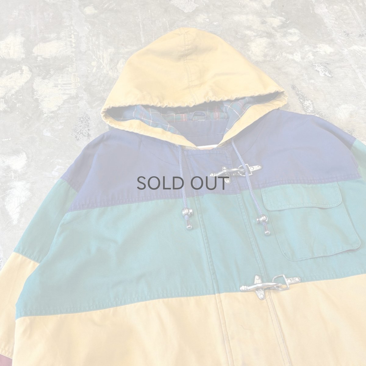 画像3: COLOR SWITCHED BORDER HOODIE FIREMAN JACKET / Mens L (3)