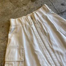 画像3: FRONT ZIP CARGO DESIGN LONG SKIRT / W25~W35 (3)
