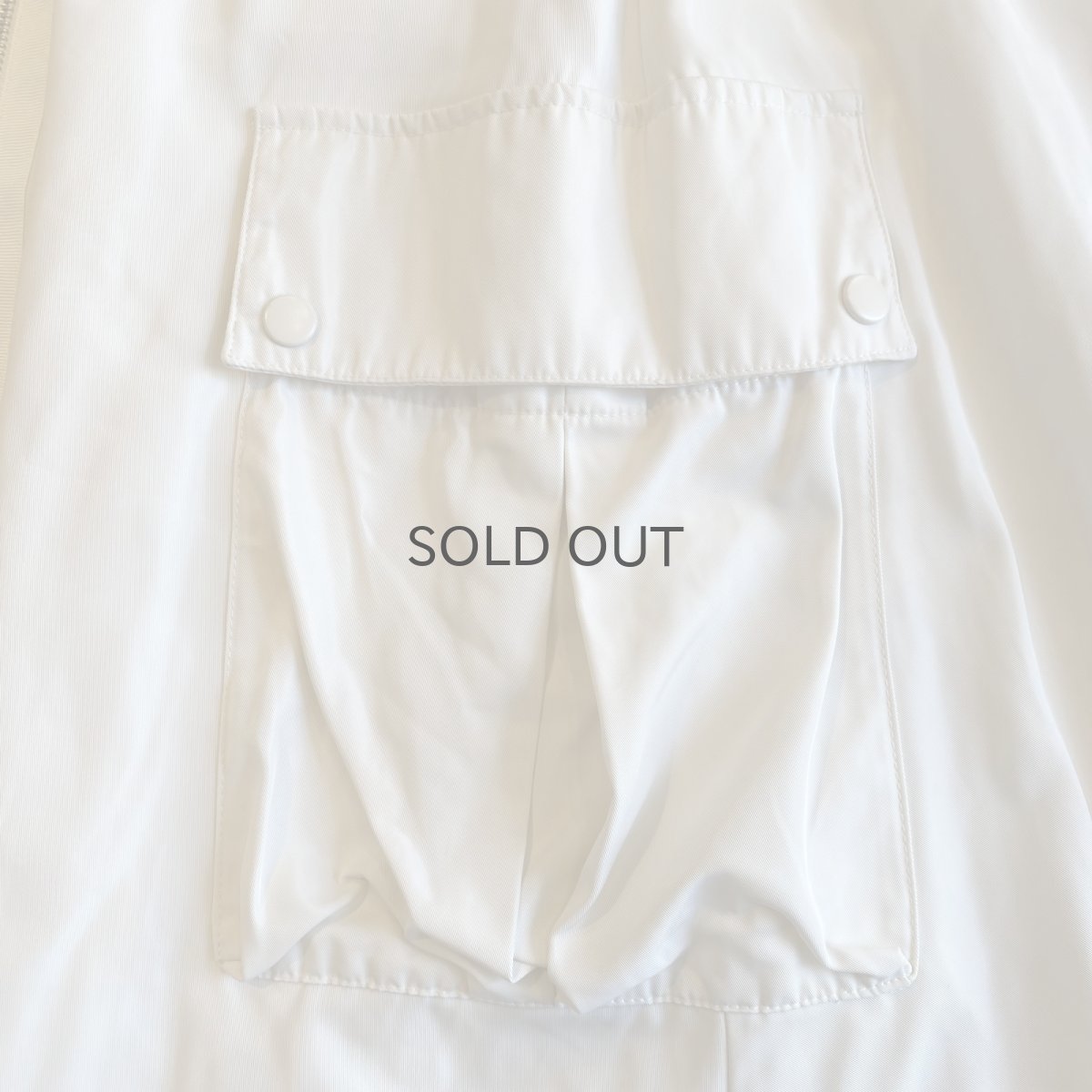 画像11: FRONT ZIP CARGO DESIGN LONG SKIRT / W25~W35 (11)