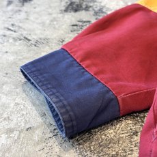 画像7: COLOR SWITCHED BORDER HOODIE FIREMAN JACKET / Mens L (7)