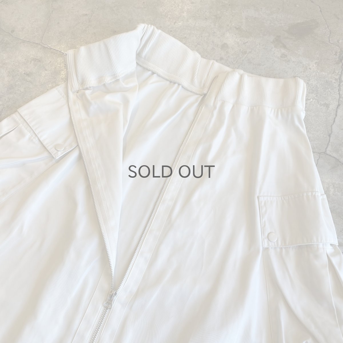 画像9: FRONT ZIP CARGO DESIGN LONG SKIRT / W25~W35 (9)