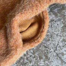 画像6: ORANGE COLOR OVER DESIGN WOOL KNIT L/S TOPS / Ladies L (6)