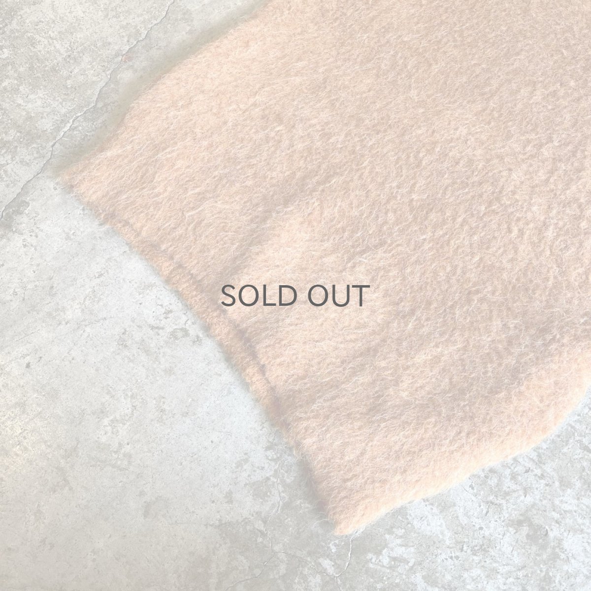 画像4: ORANGE COLOR OVER DESIGN WOOL KNIT L/S TOPS / Ladies L (4)