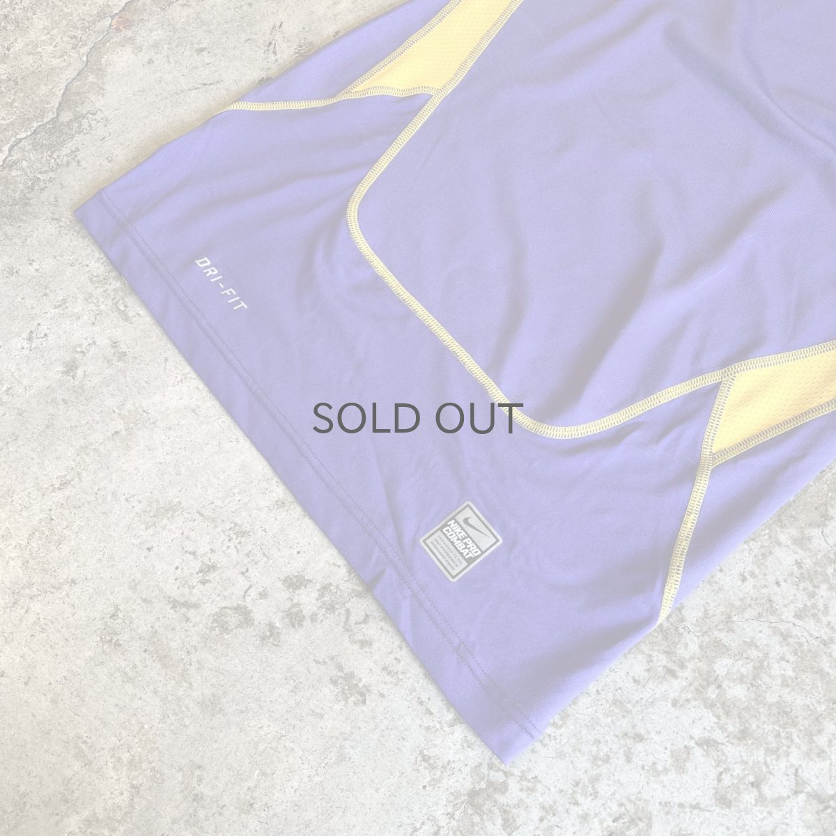 画像4: 【NIKE PRO COMBAT】BI COLOR PATCHWORK DESIGN COMPRESSION L/S TOPS / Ladies S~M(S)  (4)