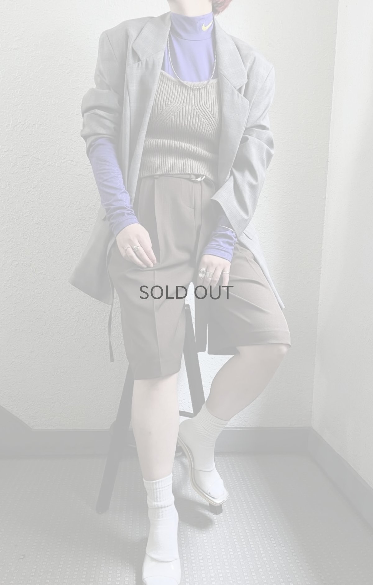 画像14: 【NIKE PRO COMBAT】BI COLOR PATCHWORK DESIGN COMPRESSION L/S TOPS / Ladies S~M(S)  (14)