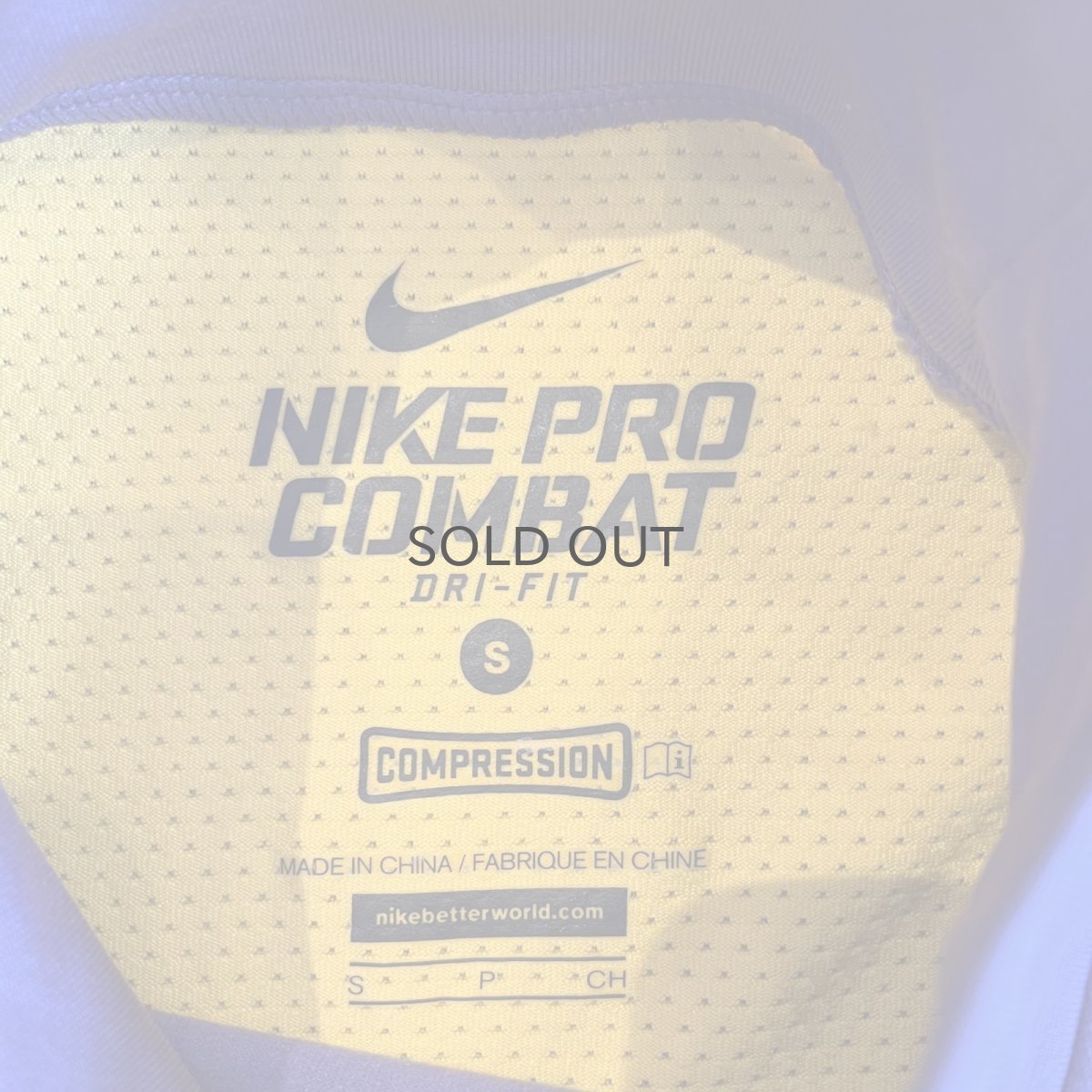 画像13: 【NIKE PRO COMBAT】BI COLOR PATCHWORK DESIGN COMPRESSION L/S TOPS / Ladies S~M(S)  (13)