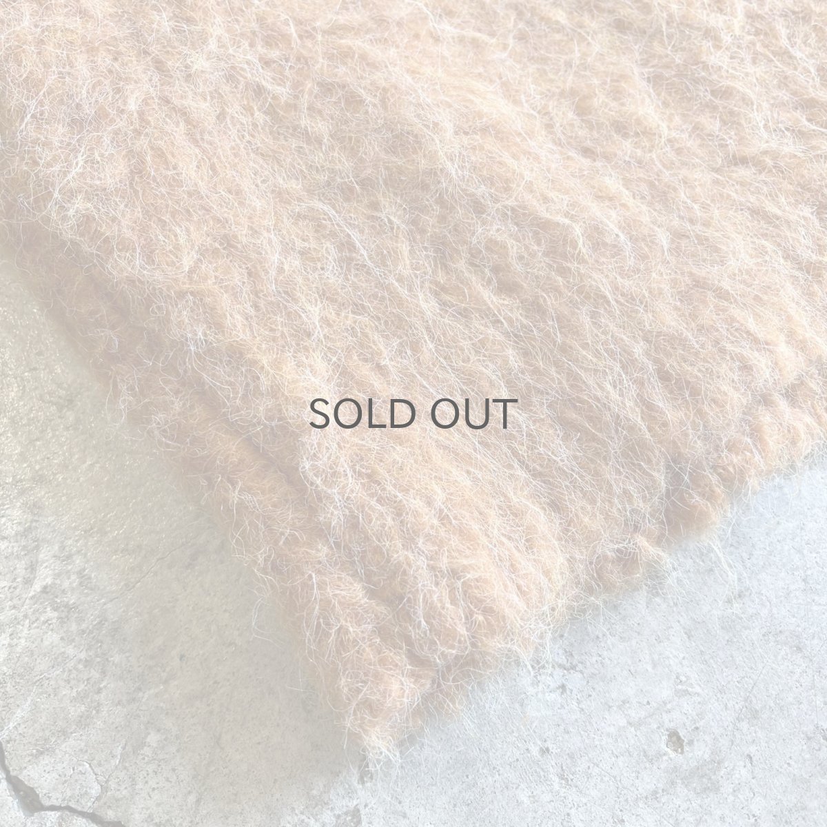 画像3: ORANGE COLOR OVER DESIGN WOOL KNIT L/S TOPS / Ladies L (3)