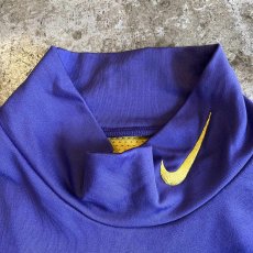 画像9: 【NIKE PRO COMBAT】BI COLOR PATCHWORK DESIGN COMPRESSION L/S TOPS / Ladies S~M(S)  (9)