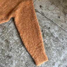画像8: ORANGE COLOR OVER DESIGN WOOL KNIT L/S TOPS / Ladies L (8)