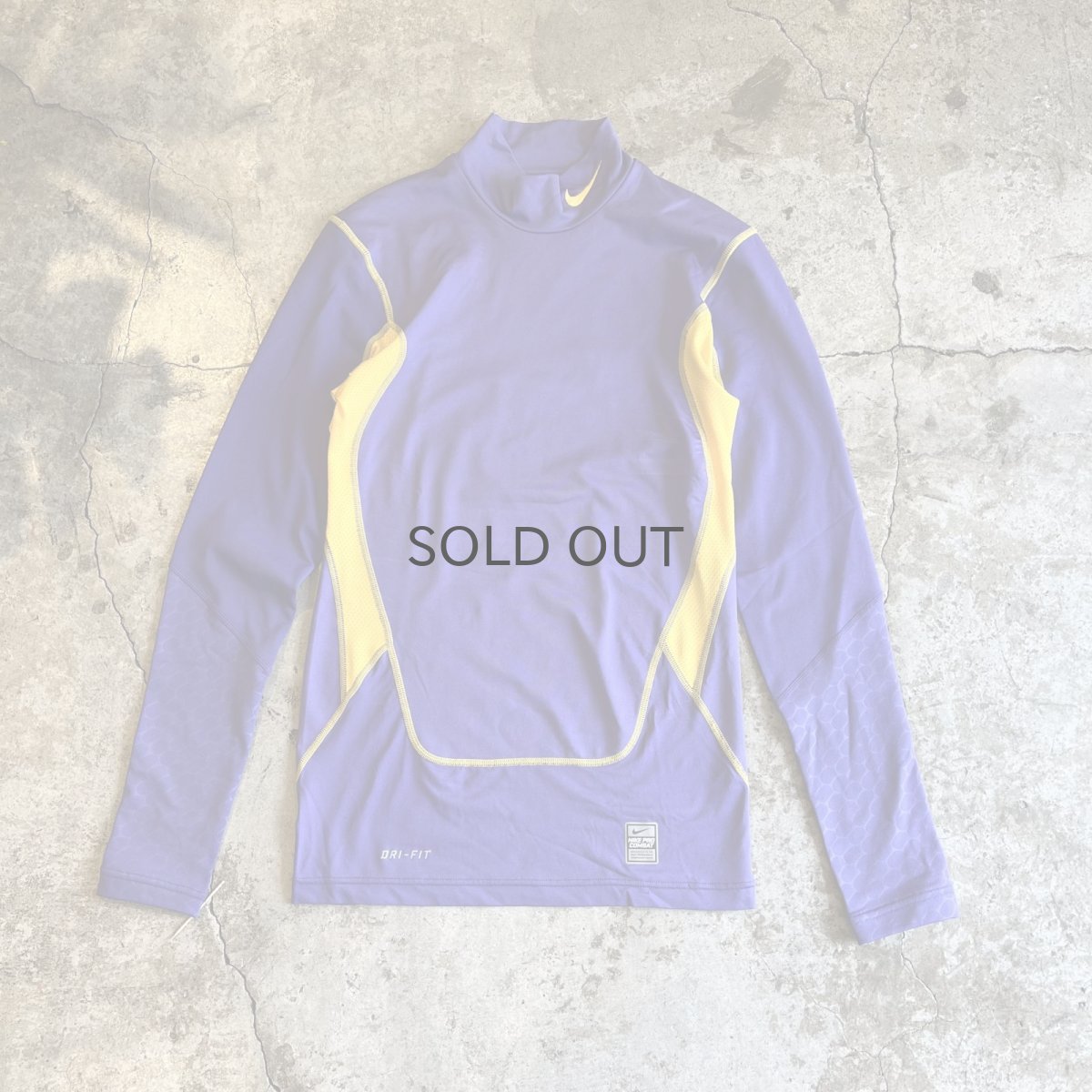 画像1: 【NIKE PRO COMBAT】BI COLOR PATCHWORK DESIGN COMPRESSION L/S TOPS / Ladies S~M(S)  (1)