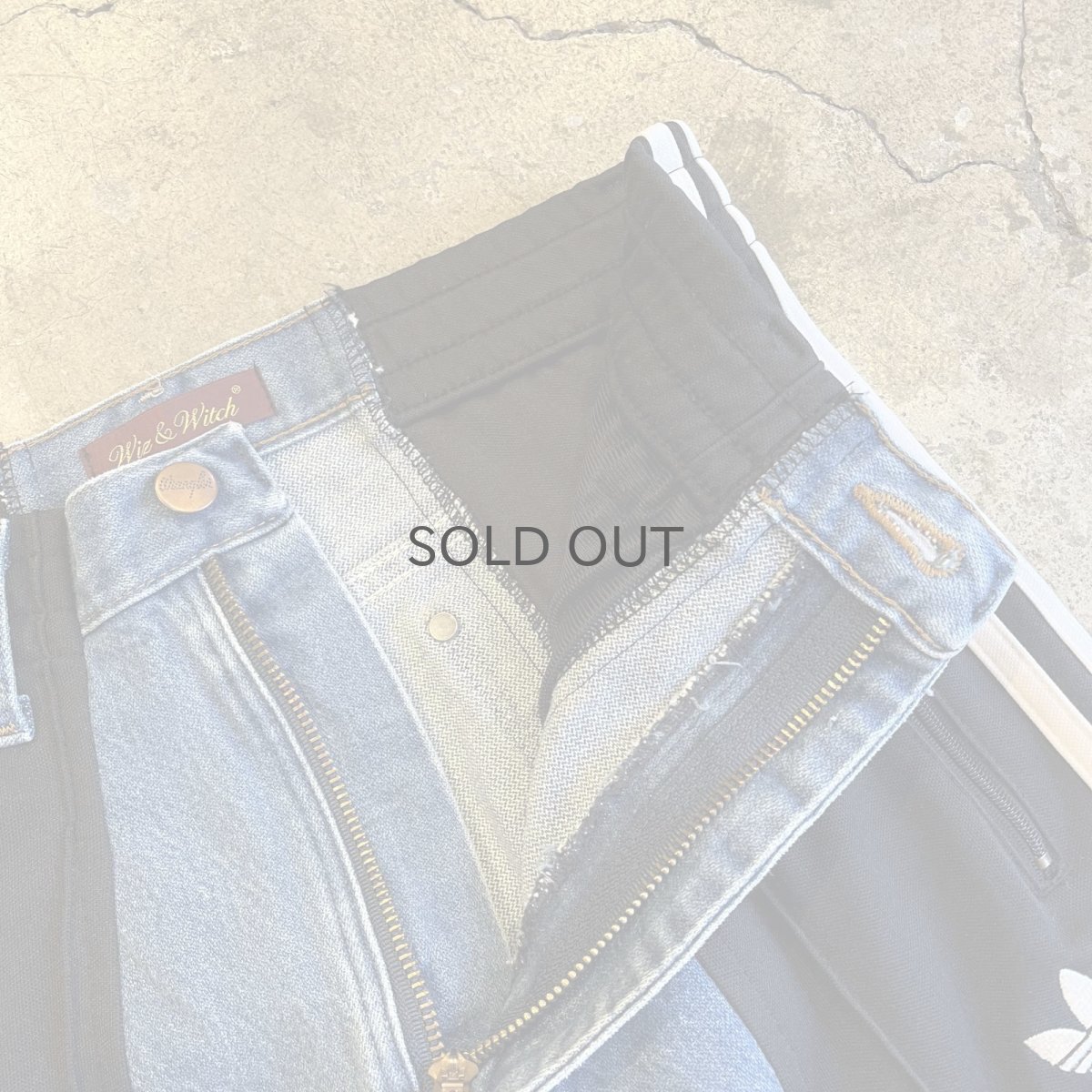 画像8: 【Wiz&Witch】"UNITED" SPORTY DENIM PANTS / OS (8)