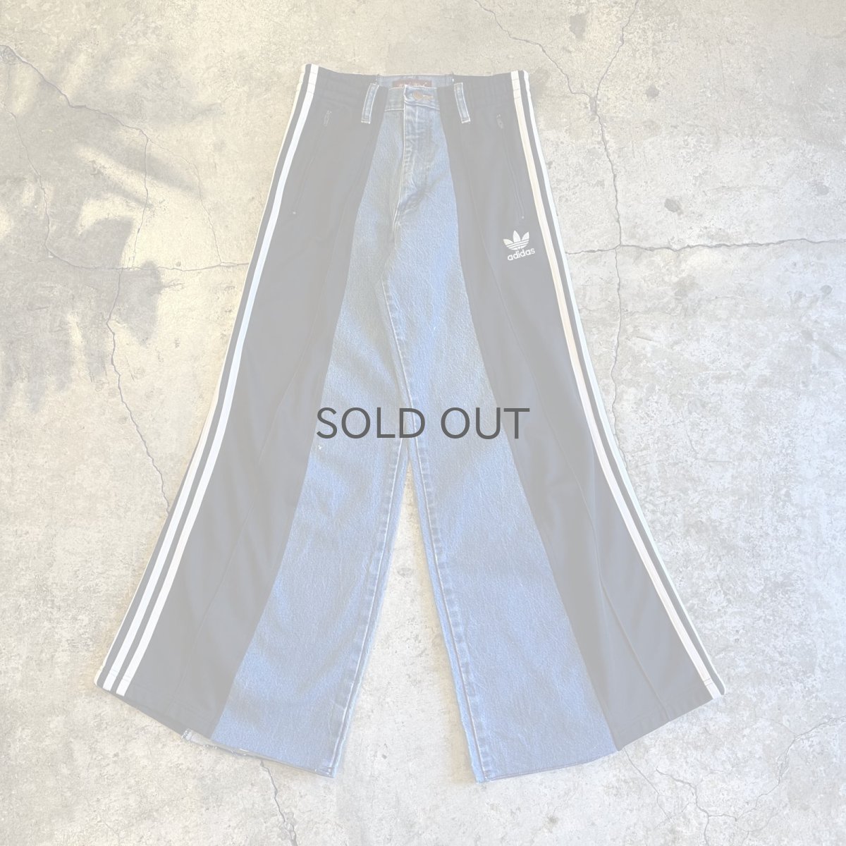 画像1: 【Wiz&Witch】"UNITED" SPORTY DENIM PANTS / OS (1)